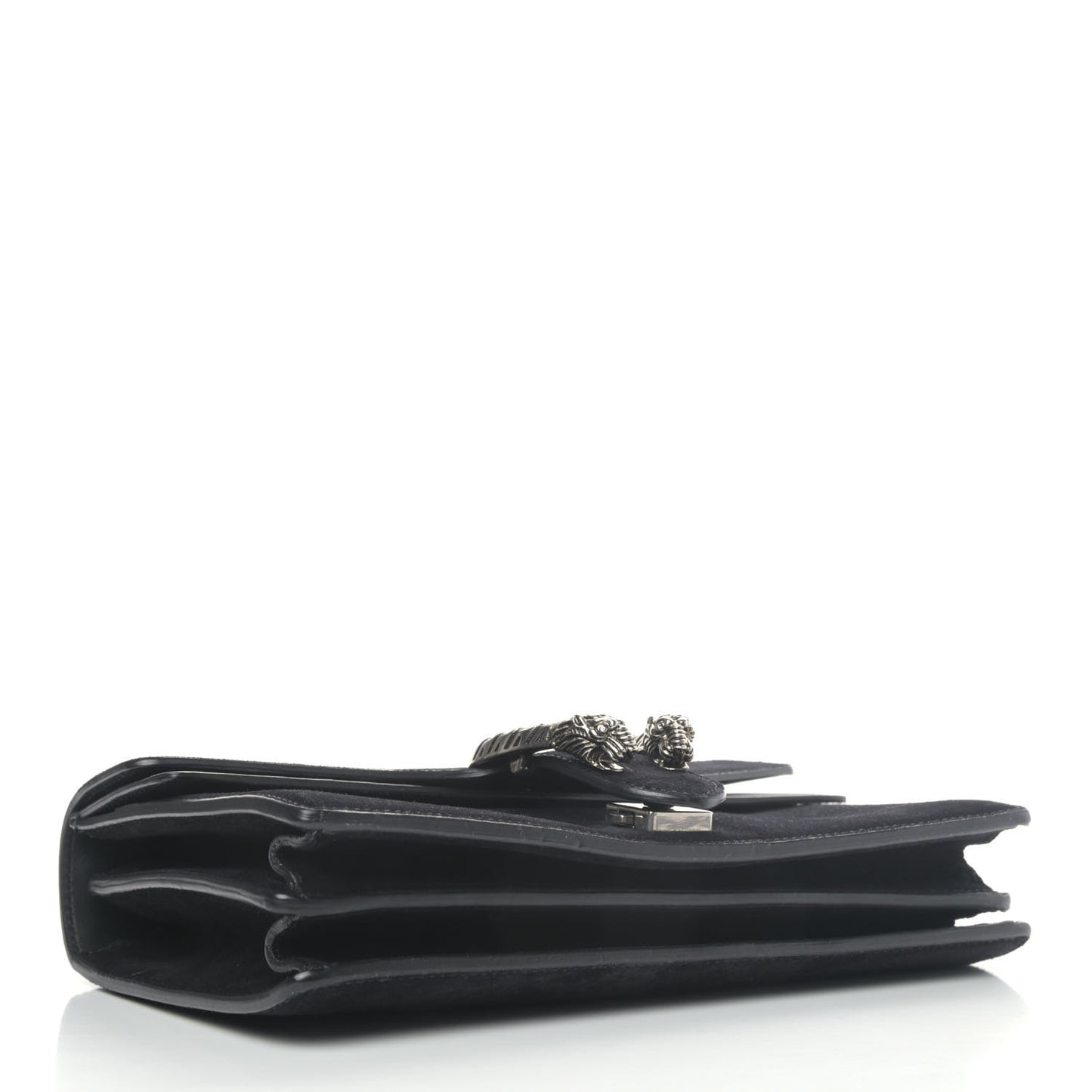 Suede Small Dionysus Shoulder Bag Black