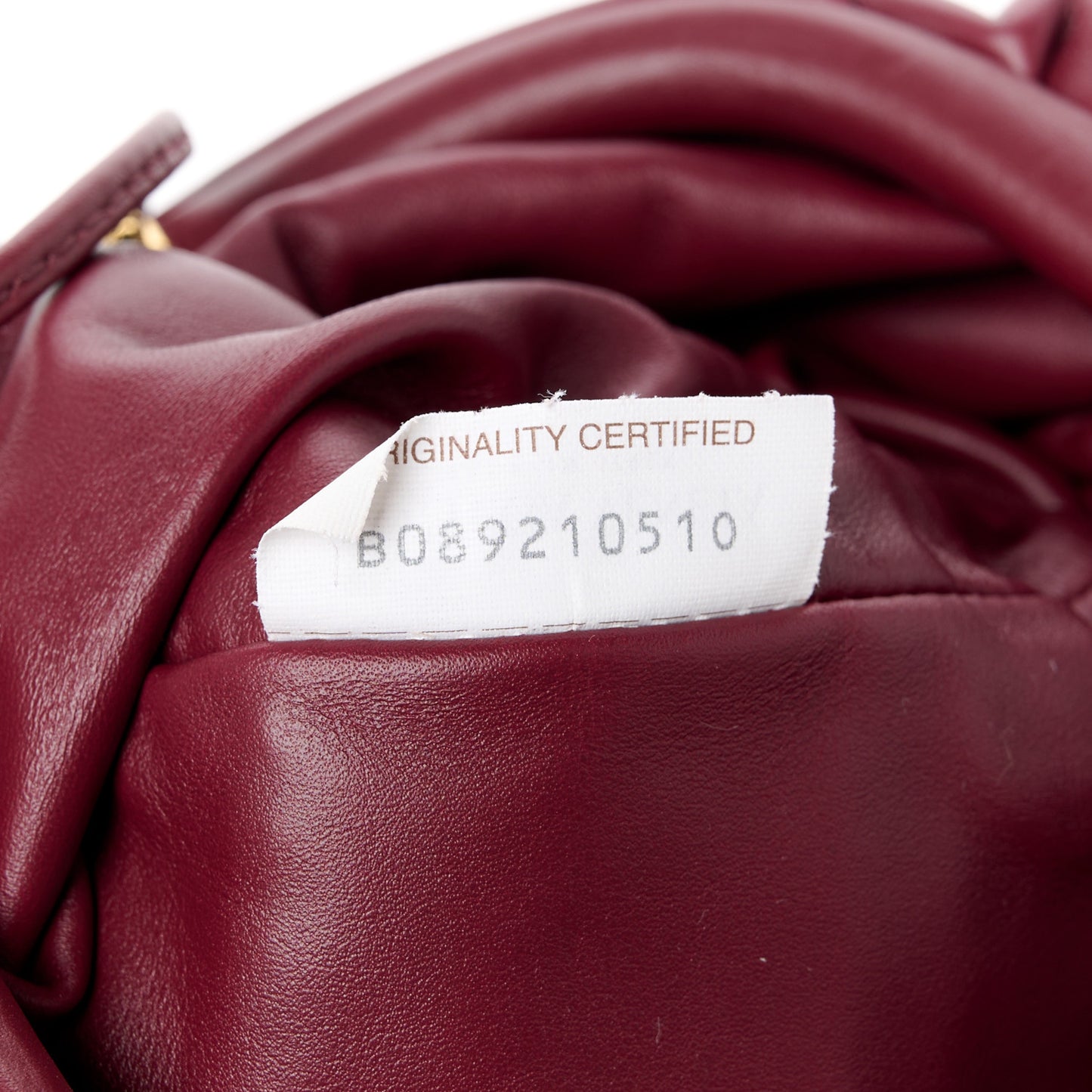 Butter Calfskin The Mini Pouch Bordeaux
