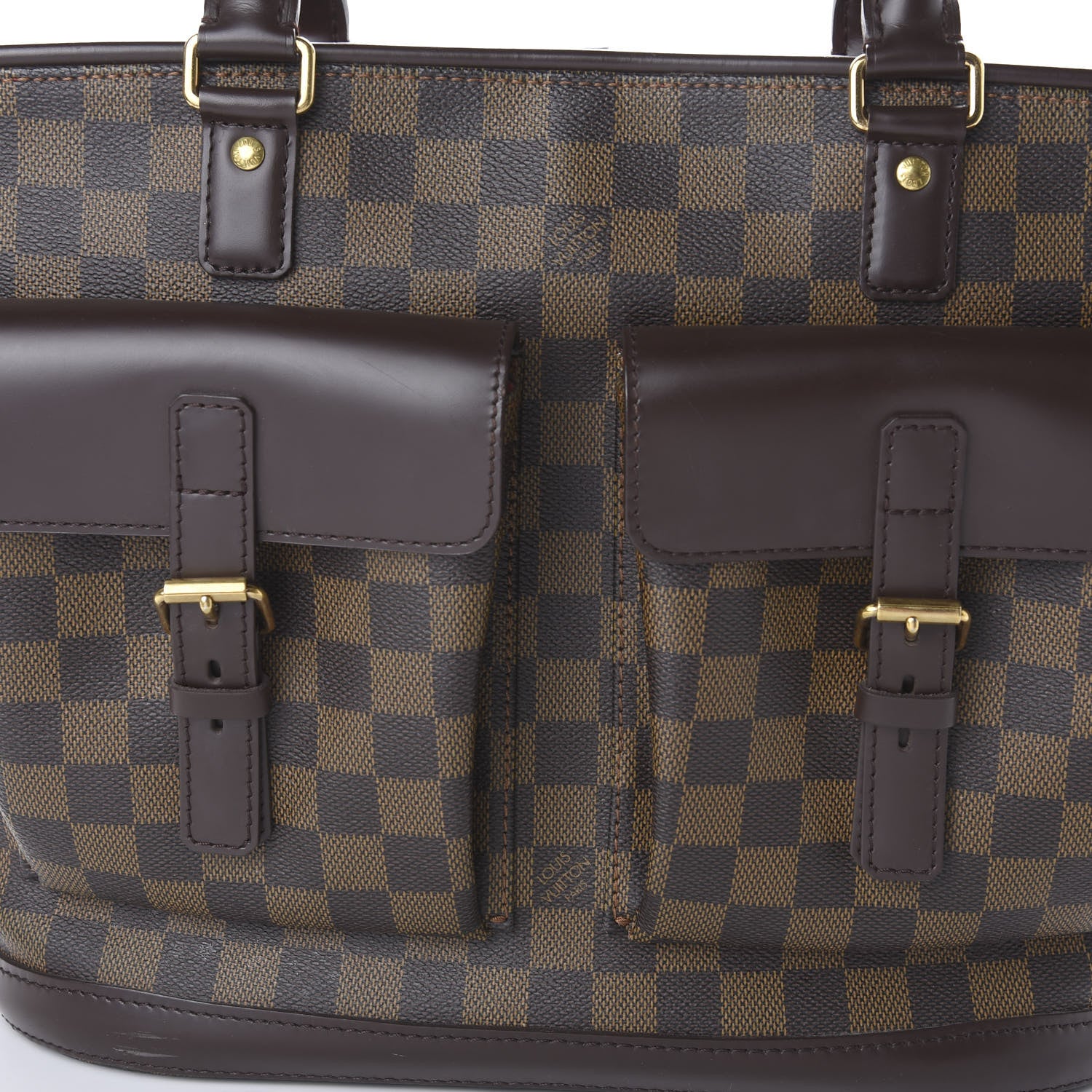 Louis Vuitton Damier Ebene Manosque GM 9 of 10