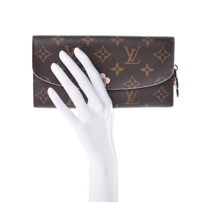 Louis Vuitton Monogram Bloom Flower Emilie Wallet 2 of 7