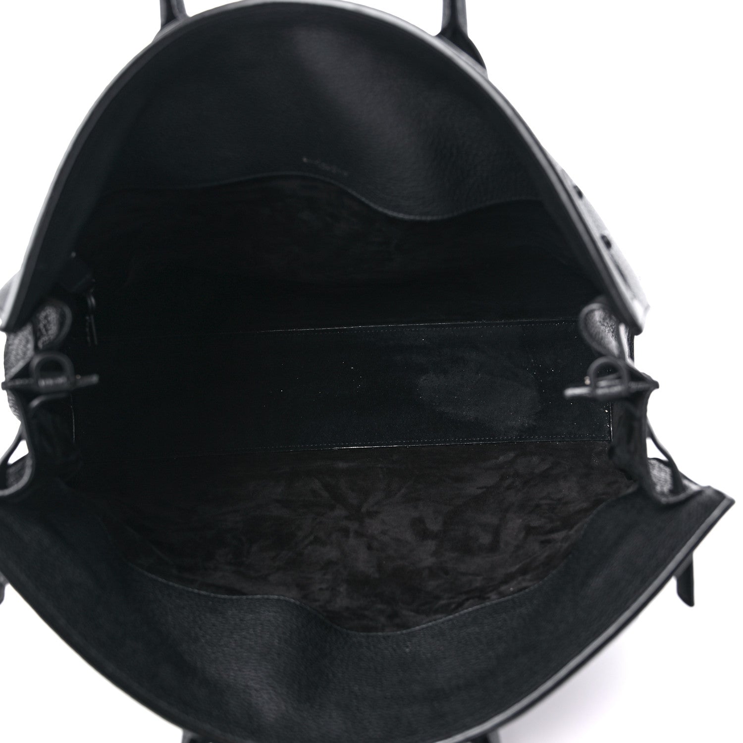 Saint Laurent Grained Calfskin Large Thin Sac De Jour Black 5 of 14