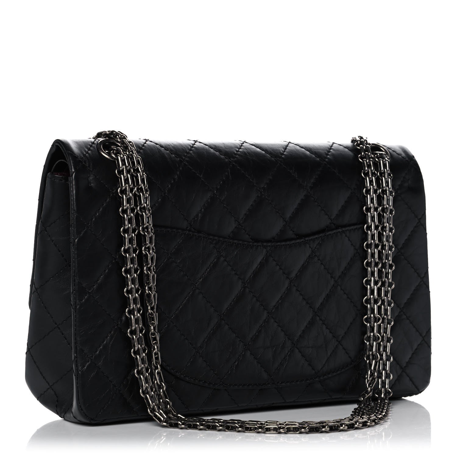 Chanel Aged Calfskin Quilted 2.55 Reissue 226 Flap Black 3 of 13