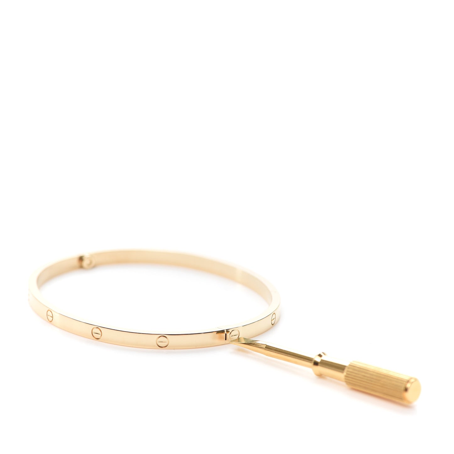 18K Yellow Gold Small LOVE Bracelet 18