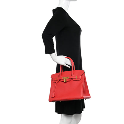 Hermes Epsom Birkin 30 Rouge Tomate 2 of 11