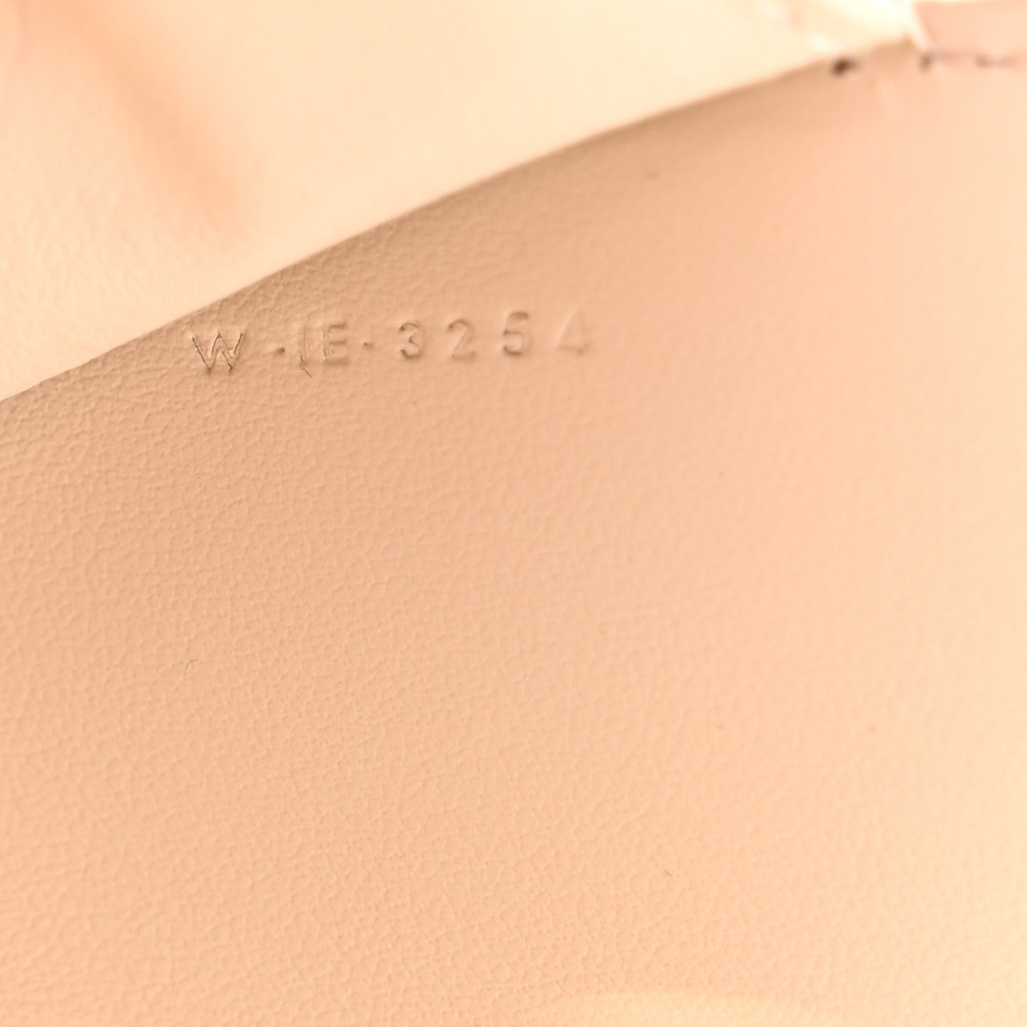 Shiny Calfskin Small Triomphe Wallet Pale Beige