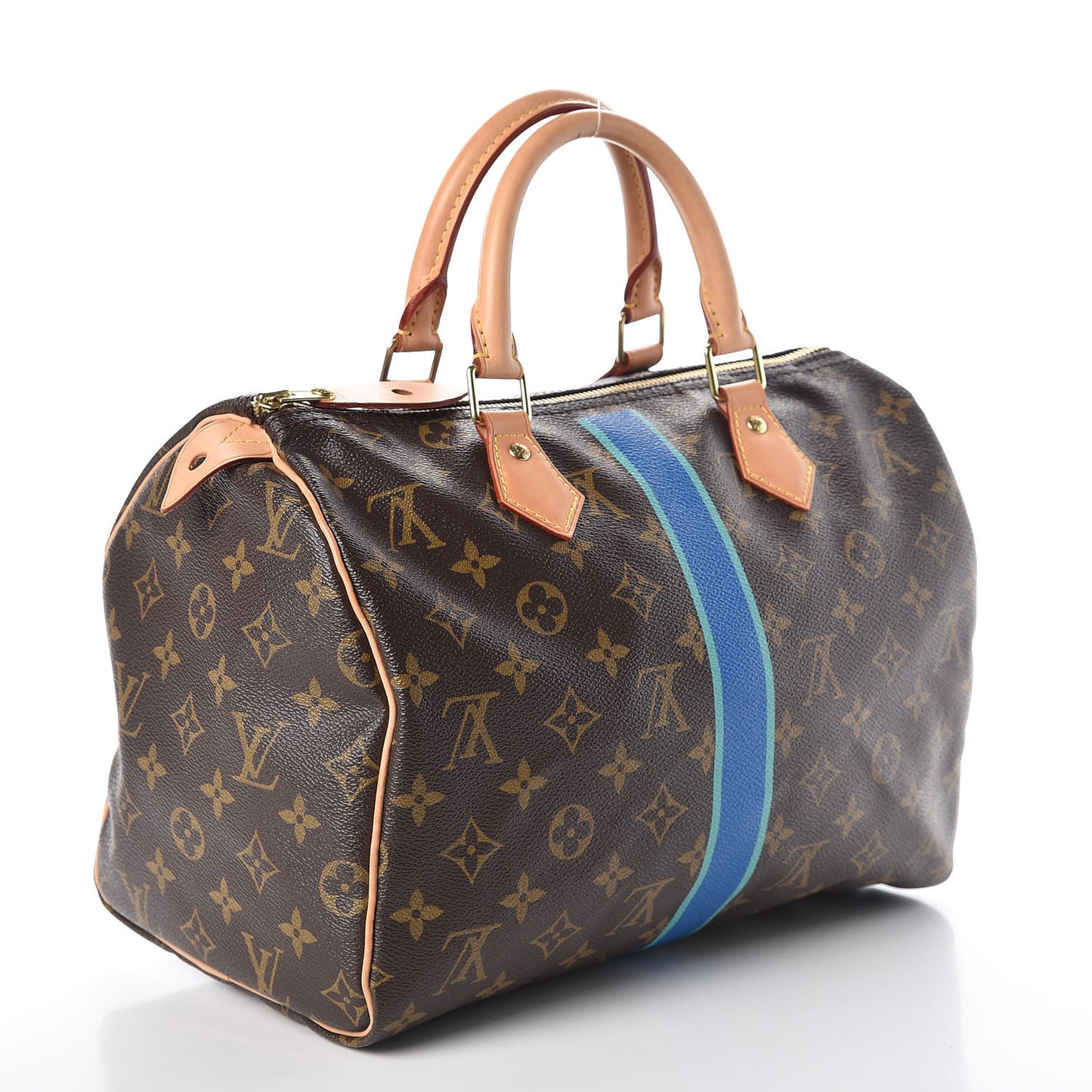 Monogram My LV Heritage Speedy 30 Blue De France Vert Clair