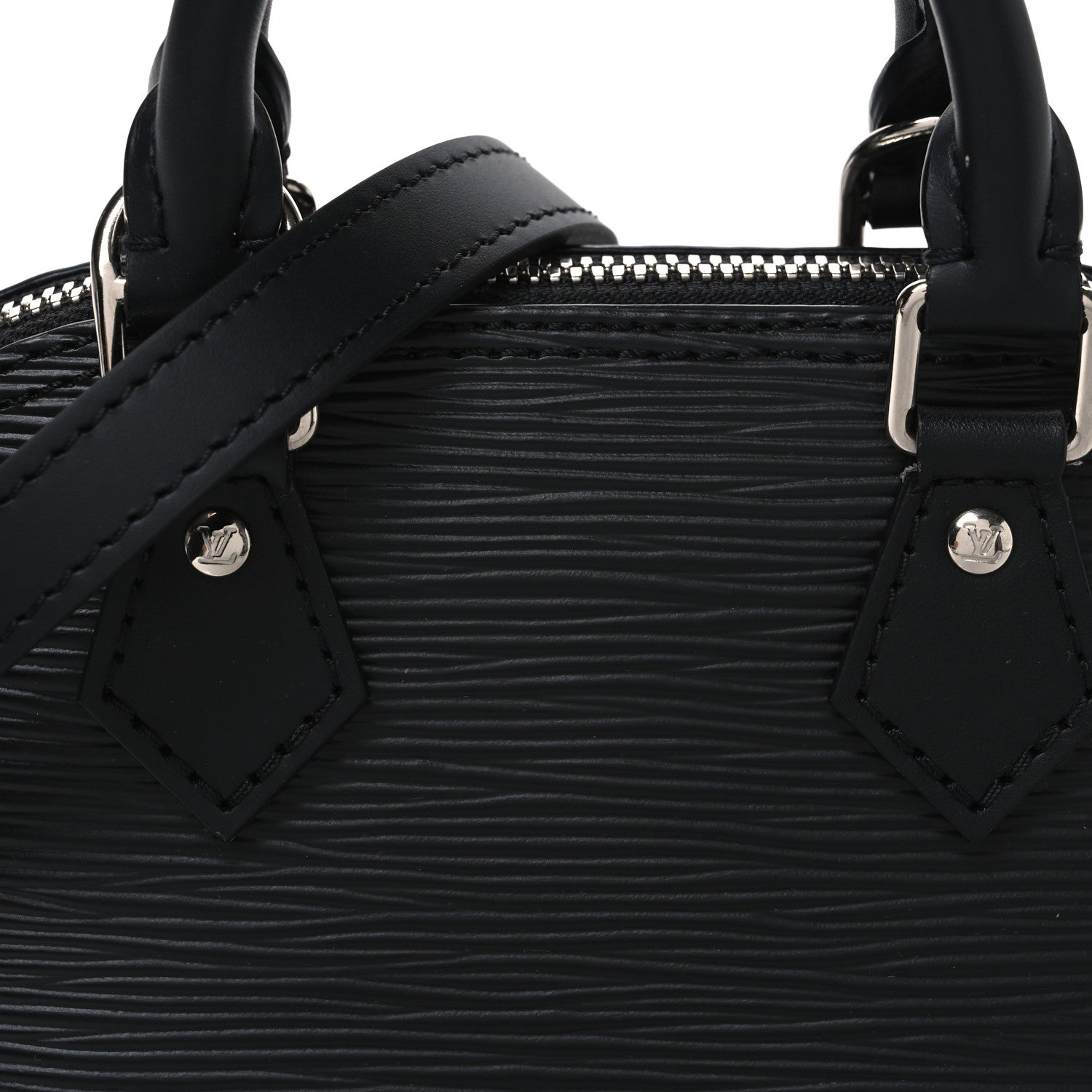 Louis Vuitton Epi Alma Nano Black 7 of 9