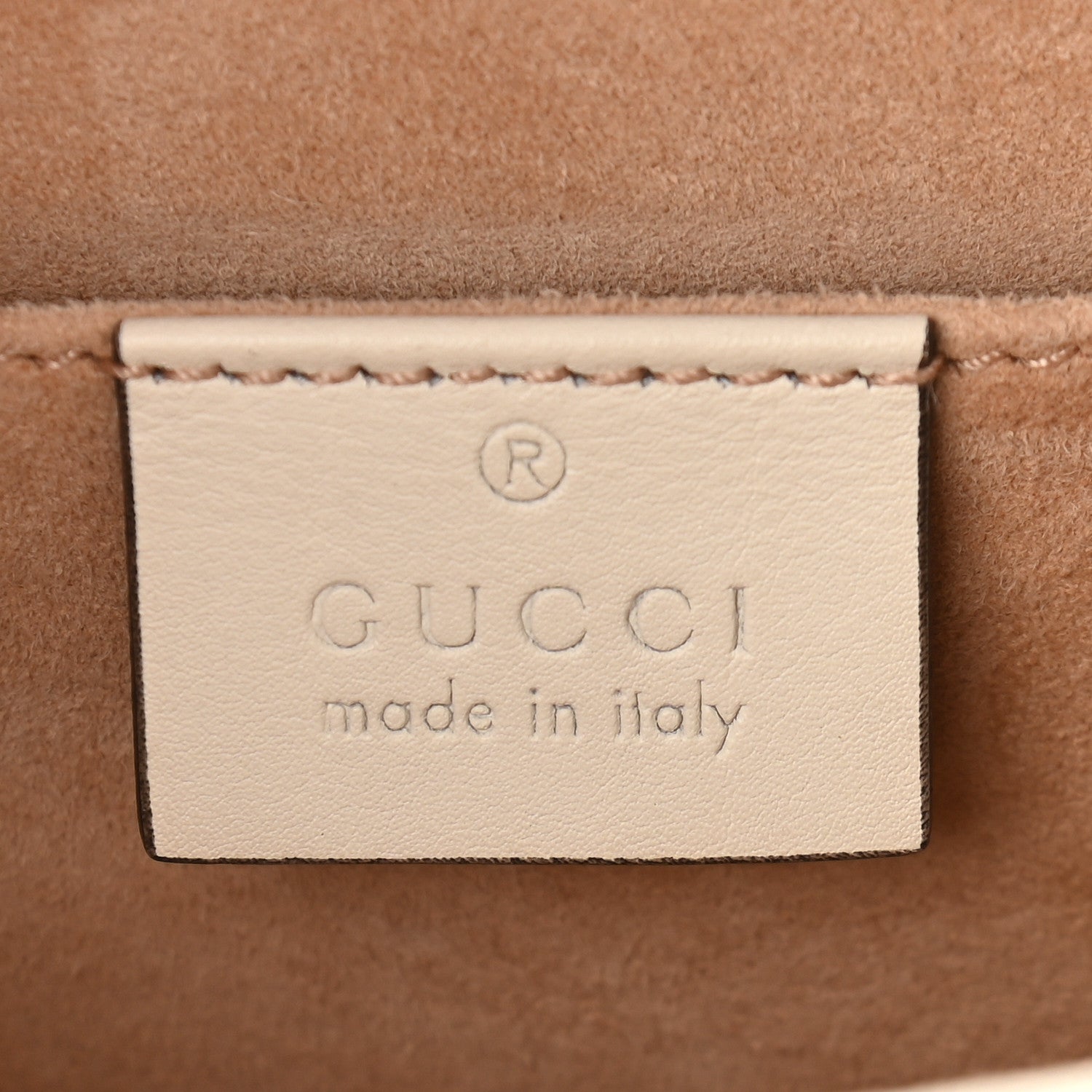 Gucci Calfskin Studded Small Padlock Shoulder Bag White 4 of 7
