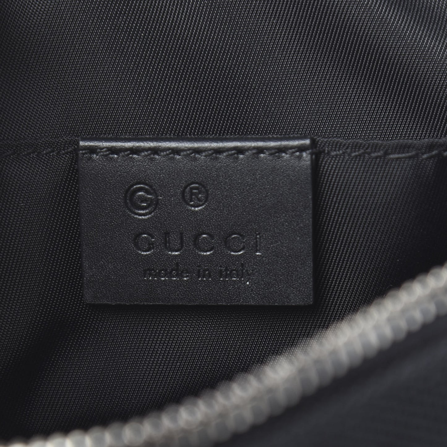Canvas Web Slim Belt Bag Black