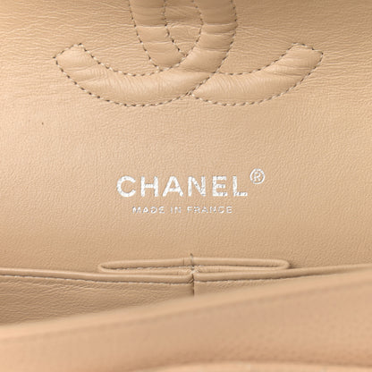 Chanel Caviar Quilted Medium Double Flap Beige 6 of 12