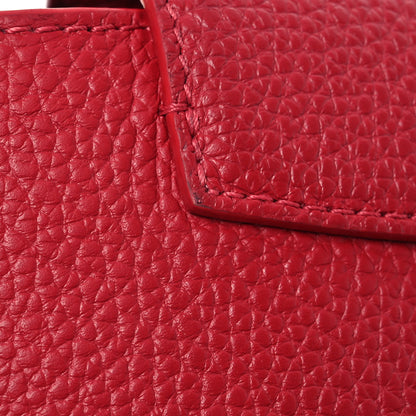 Louis Vuitton Taurillon Mini Capucines Scarlet 11 of 15
