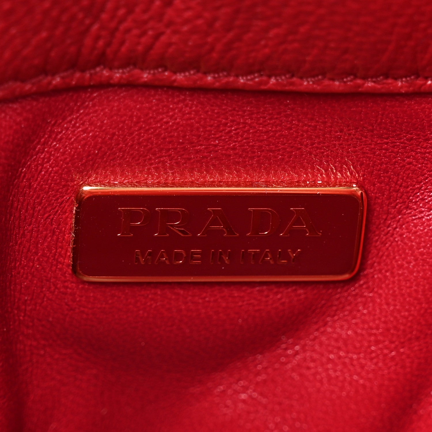 Prada Nappa Petit Sac Mini Bucket Bag Ciliegia 6 of 9