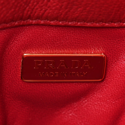 Prada Nappa Petit Sac Mini Bucket Bag Ciliegia 6 of 9