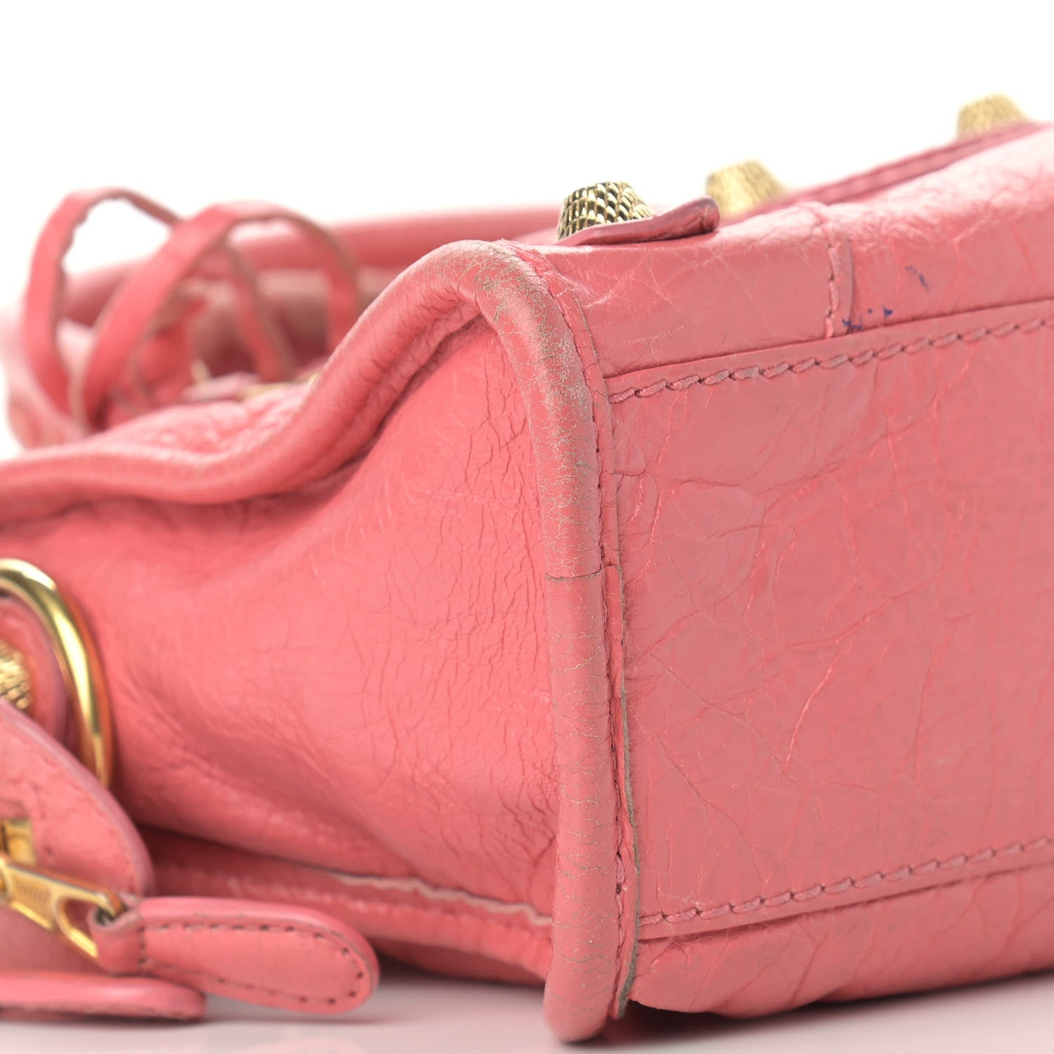 Balenciaga Agneau Giant 12 Gold Hardware Mini City Rose Jaipur 8 of 14