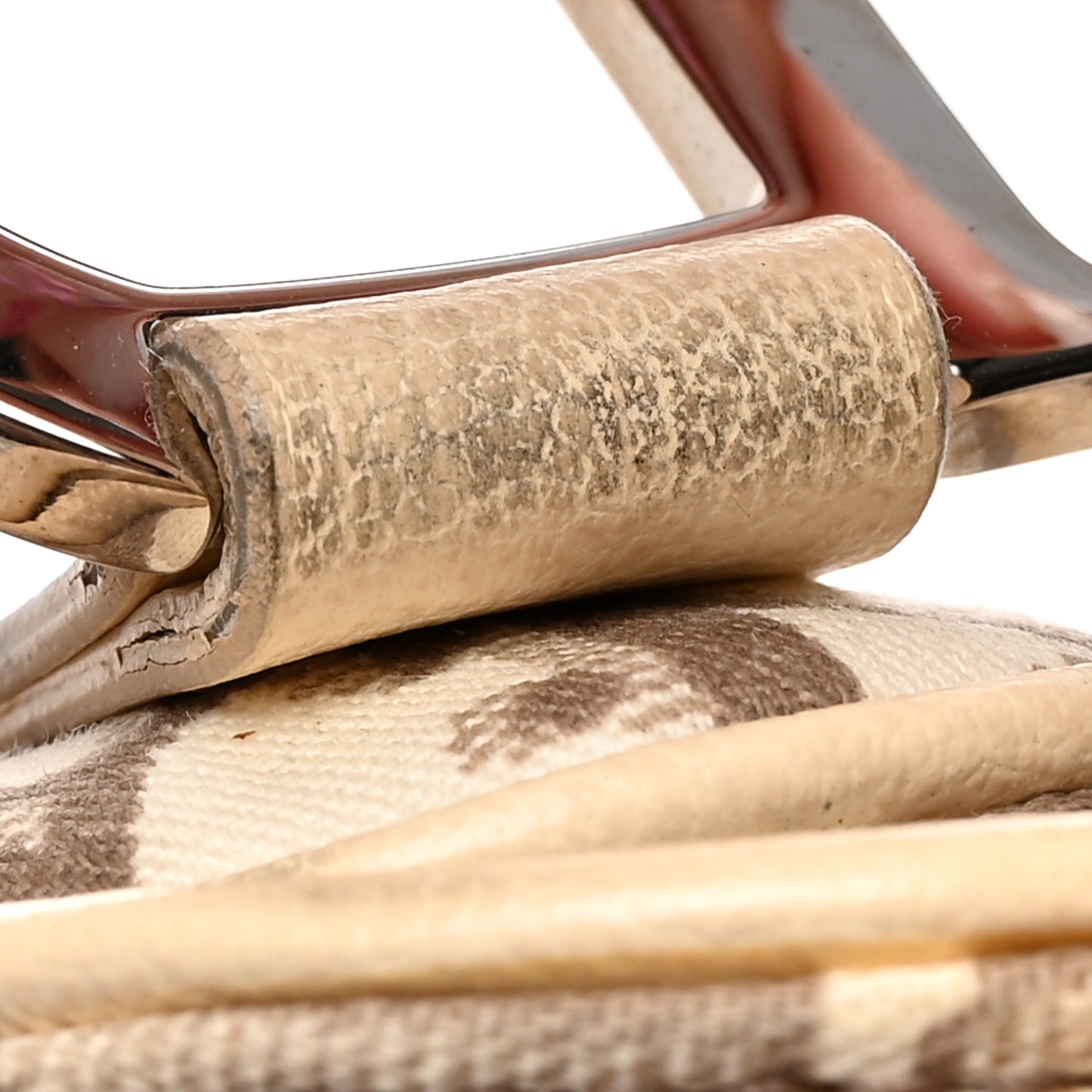 Monogram Vintage Flowers Saddle Bag Beige