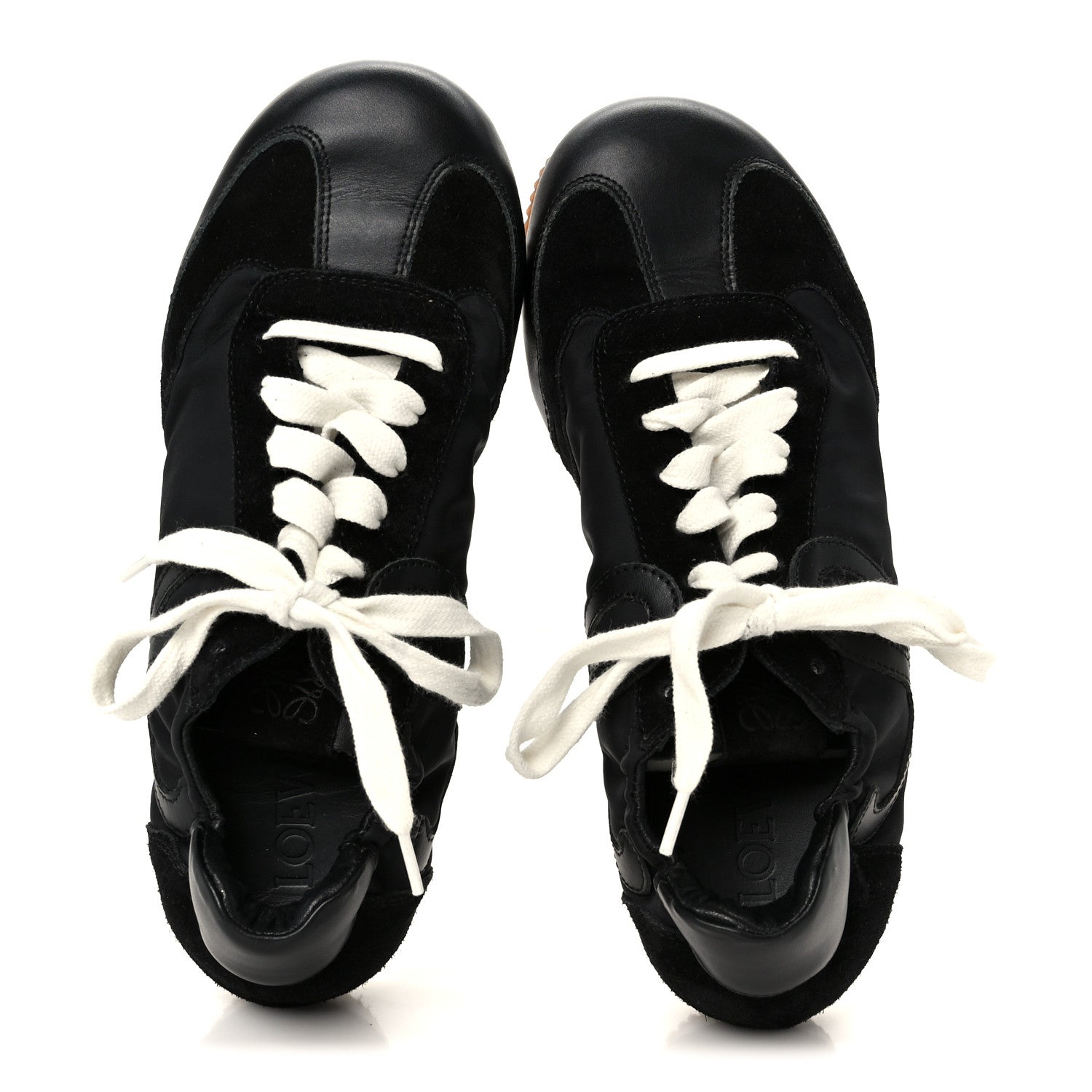 Loewe Nylon Suede Ballet Runner Sneakers 39 Black 2 of 9