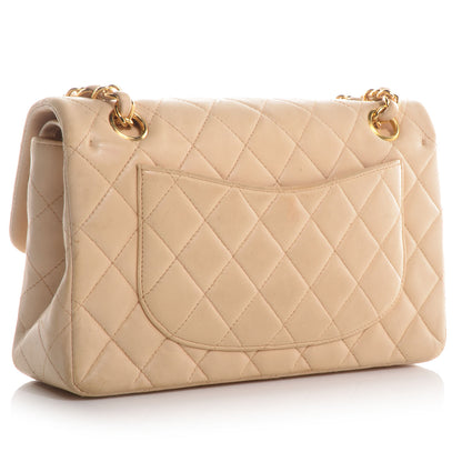 Chanel Lambskin Quilted Small Double Flap Beige 3 of 9