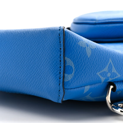 Louis Vuitton Taigarama Duo Slingbag Agave Blue 9 of 10