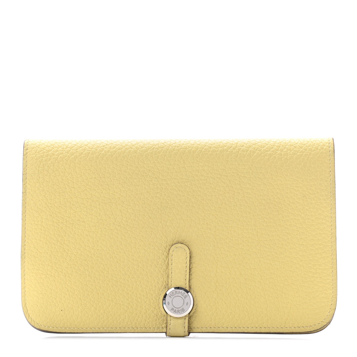 Togo Dogon Duo Wallet Jaune Poussin