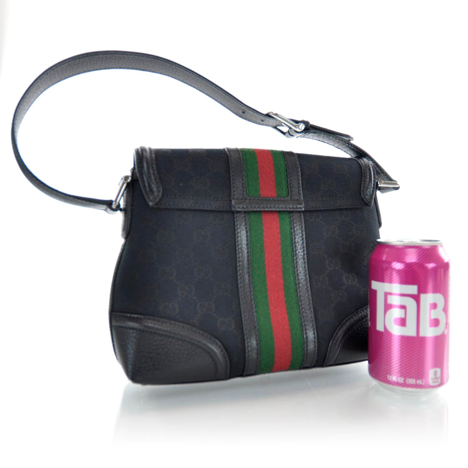 Gucci Monogram Treasure Flap Black 3 of 8