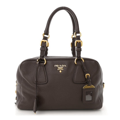 Prada Vitello Daino Bauletto Caffe 1 of 13