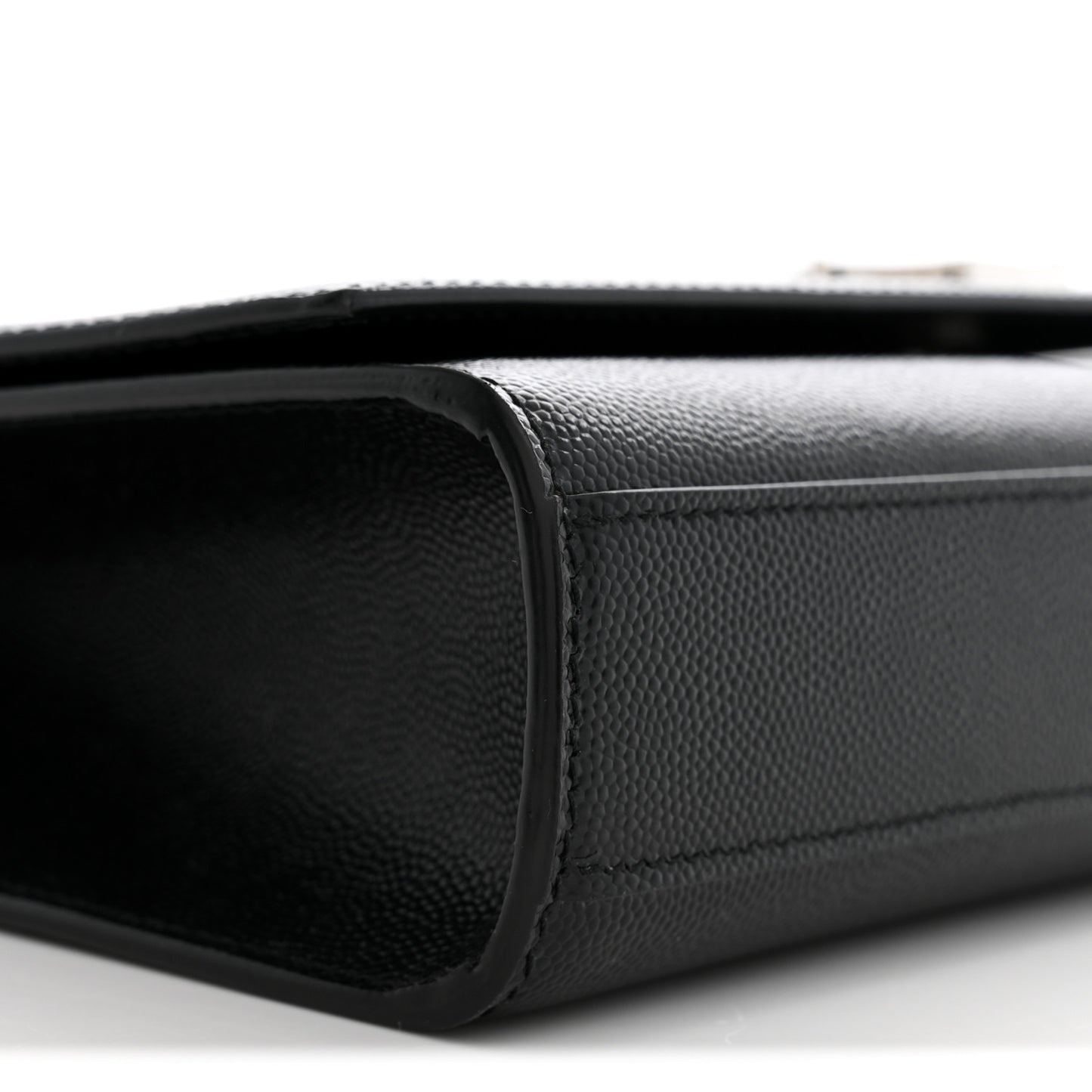 Grain De Poudre Medium Classic Monogram Kate Satchel Black