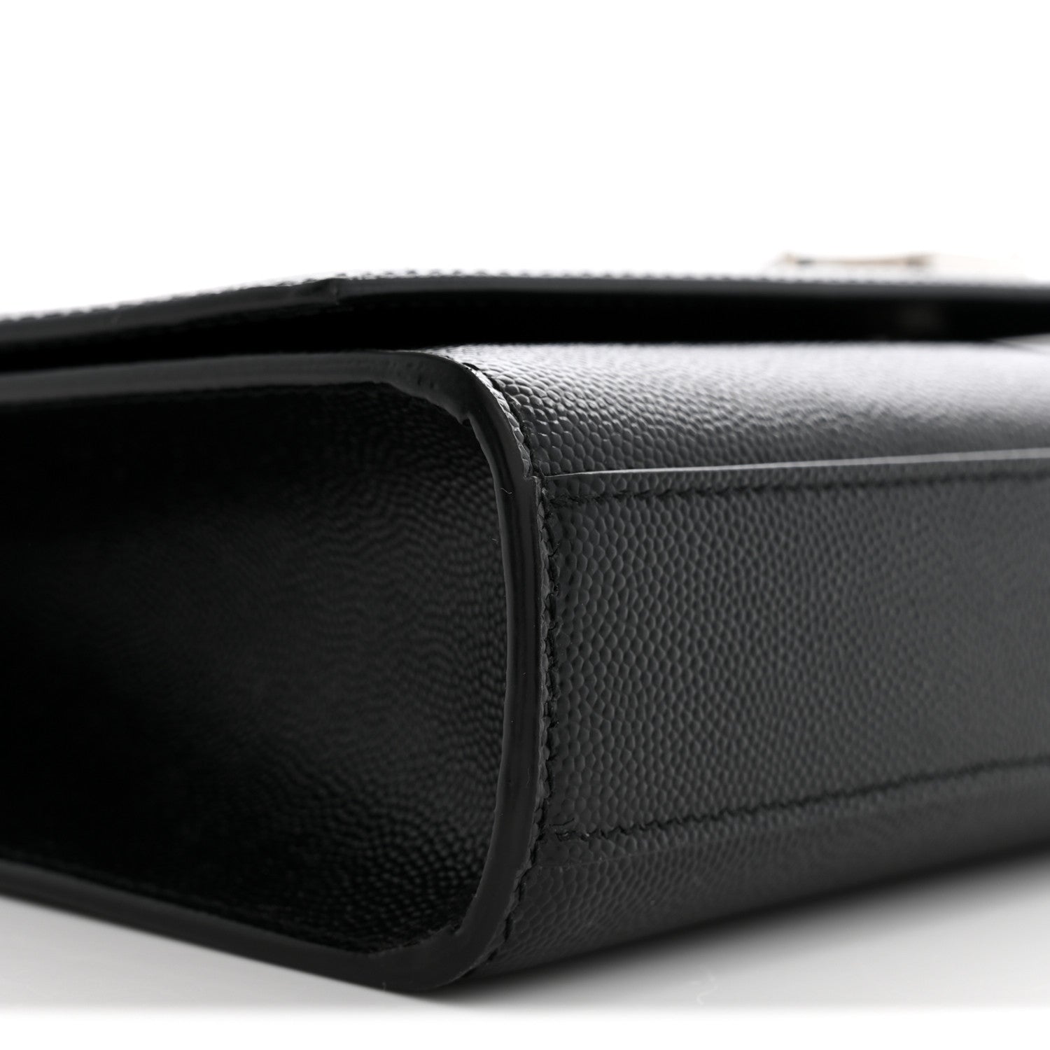 Saint Laurent Grain De Poudre Medium Classic Monogram Kate Satchel Black 8 of 10