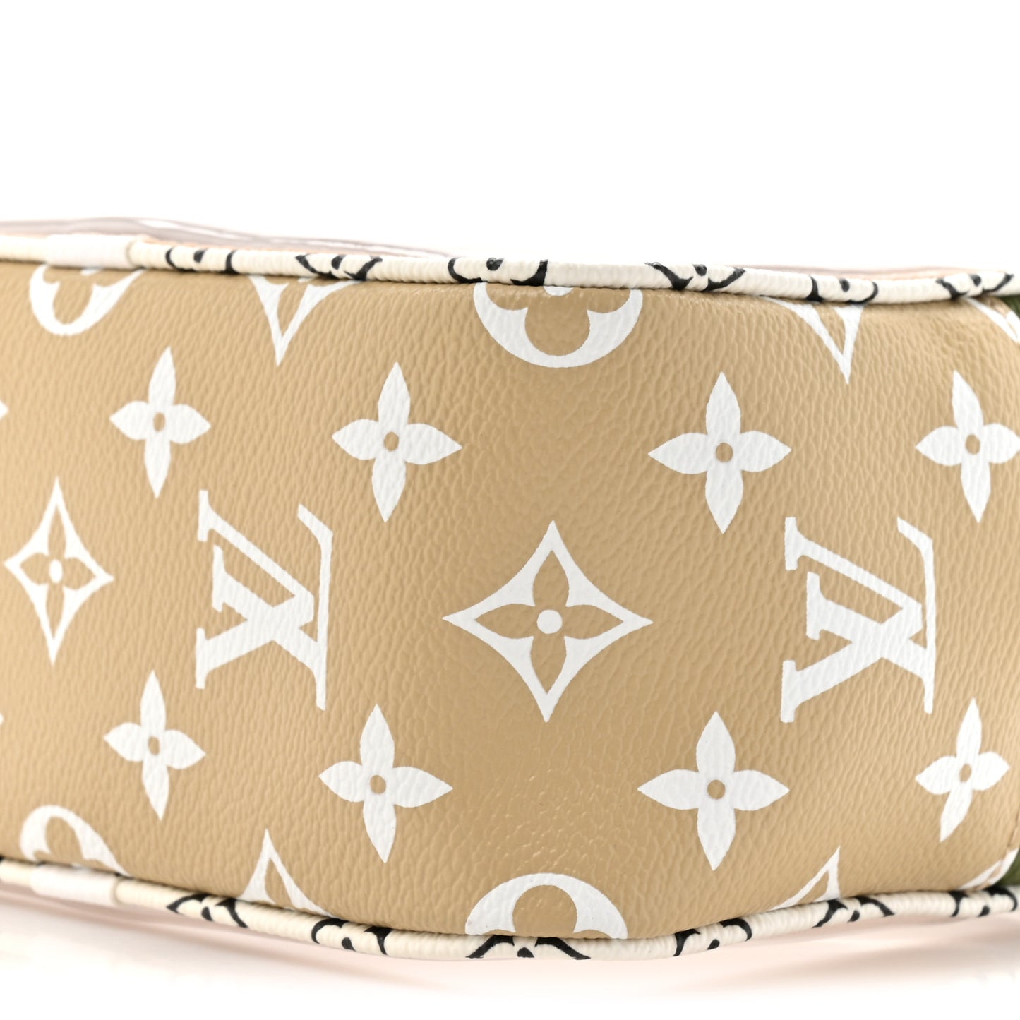 Monogram Giant Beach Pouch Kaki
