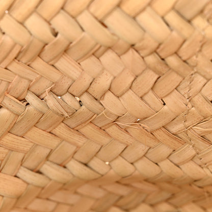 Chloe Raffia Small Grain Calfskin Medium Marcie Basket Tan 12 of 12