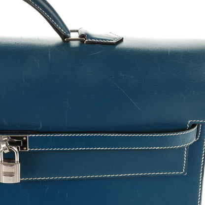 Hermes Box Kelly Depeche 38 Bleu Thalassa 20 of 34