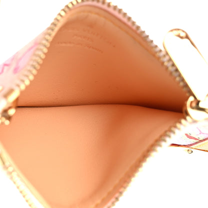 Louis Vuitton Monogram Cherry Blossom Key Pouch Pink 5 of 6