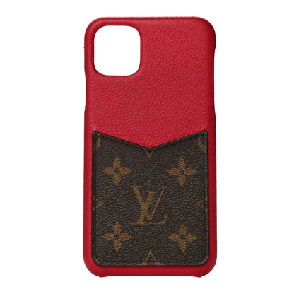 Louis Vuitton Calfskin Monogram iPhone 11 Pro Max Bumper Scarlet 1 of 15