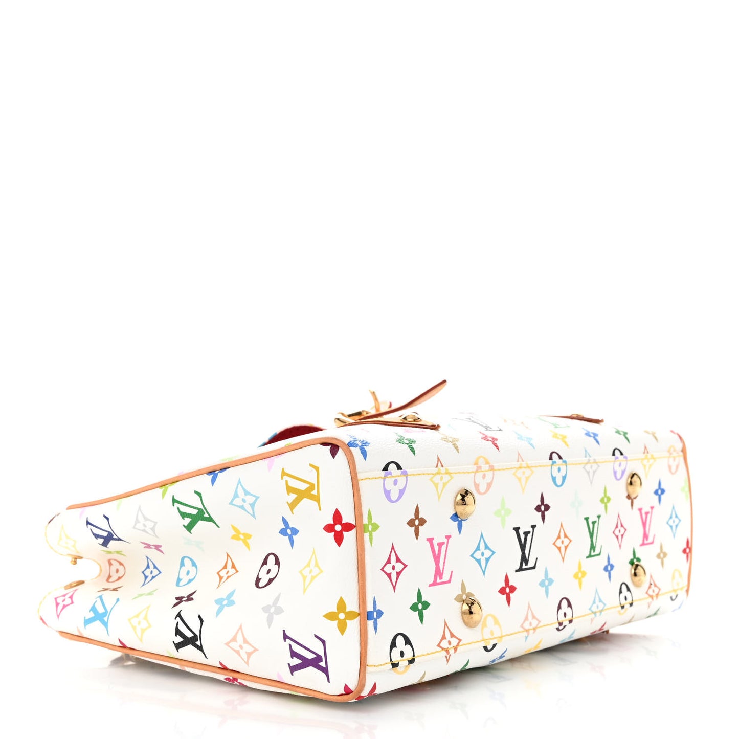 LOUIS VUITTON Monogram Multicolor Aurelia MM White
