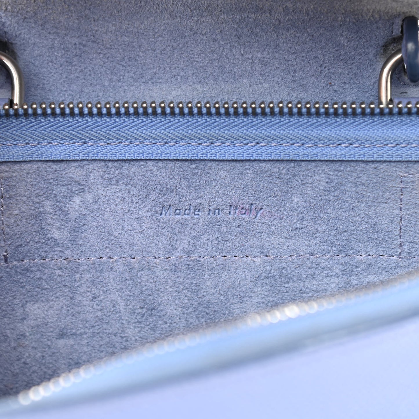 Grained Calfskin Nano Belt Bag Amethyst