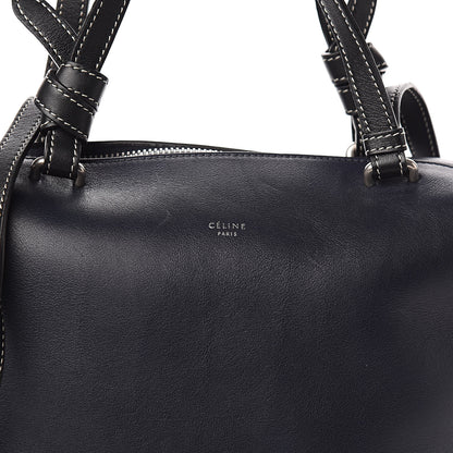 Celine Lambskin Small Soft Cube Satchel Navy 9 of 9