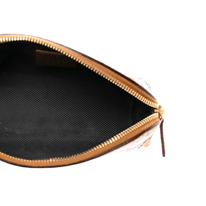 Gucci Guccissima Small Cosmetic Pouch Bronze 5 of 8