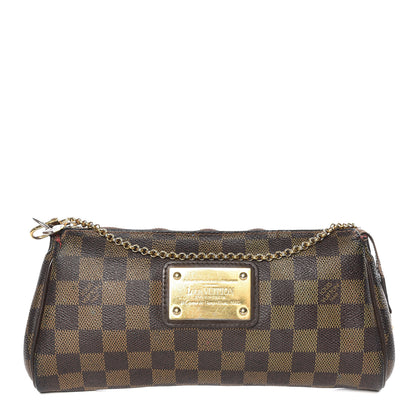 Louis Vuitton Damier Ebene Eva Clutch 1 of 10