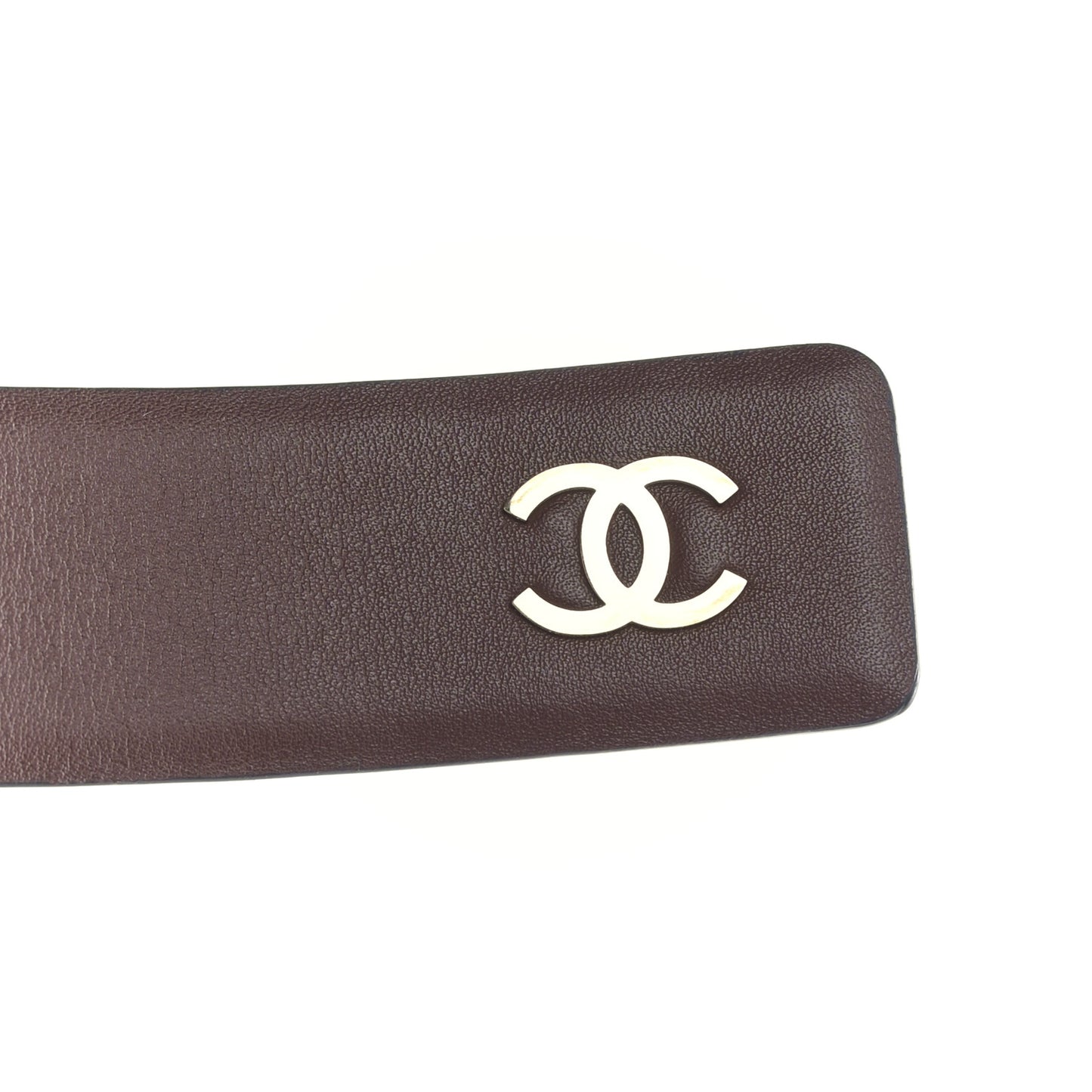 Calfskin Lambskin Metal Chain Reversible Belt 75 30 Black Burgundy