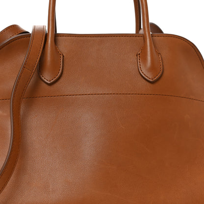 The Row Polished Saddle Calfskin Soft Margaux 12 Cuir 6 of 8