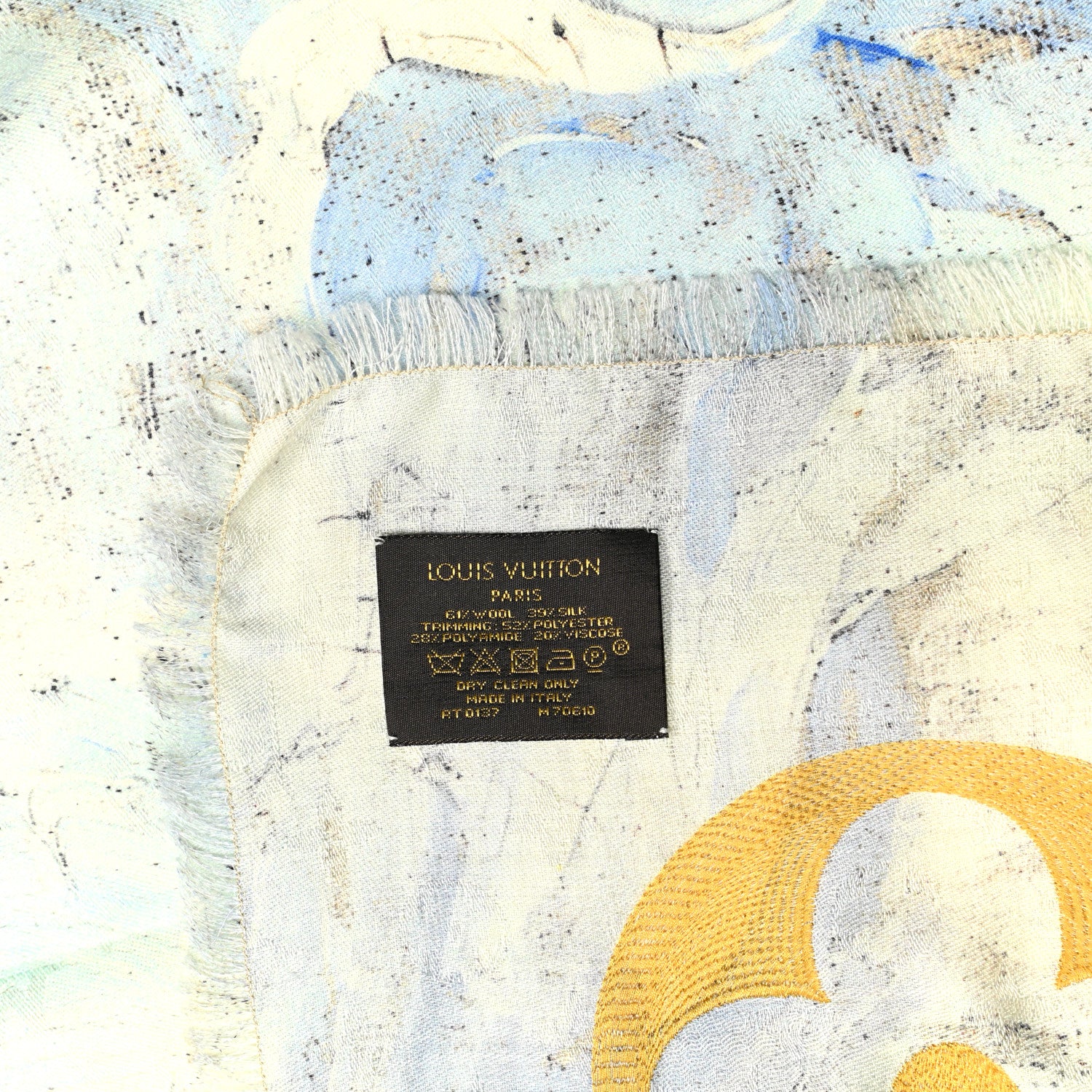 Louis Vuitton Wool Silk Masters Van Gogh Shawl 5 of 5