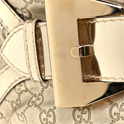 Gucci Metallic Guccissima Queen Bow Hobo Platinum 24 of 24