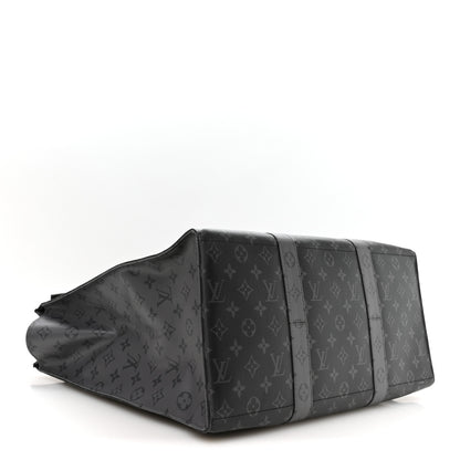 Louis Vuitton Monogram Eclipse Cabas Zippe GM Black 4 of 10