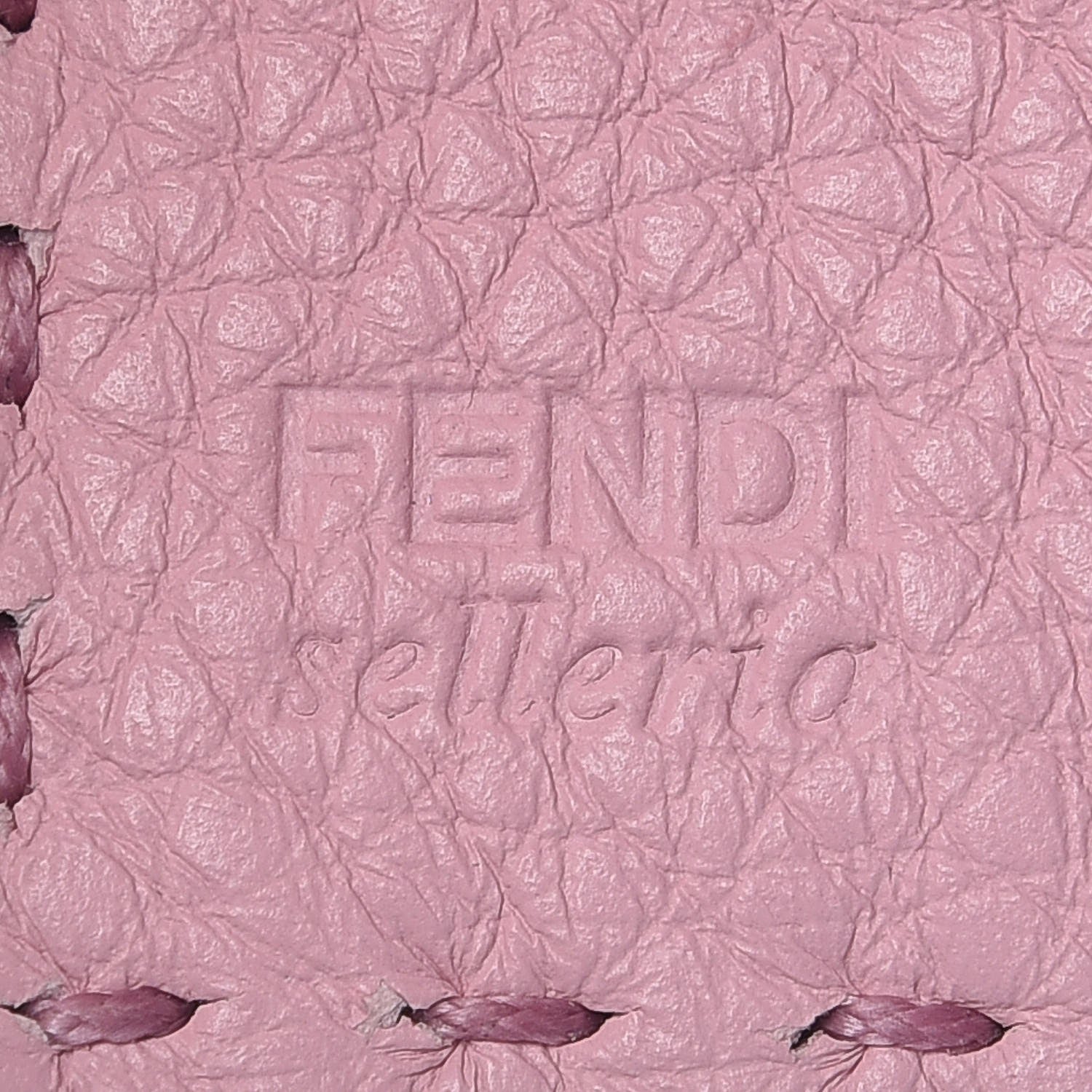 Fendi Cuoio Romano Selleria Peekaboo Compact Wallet Acquerello 6 of 8