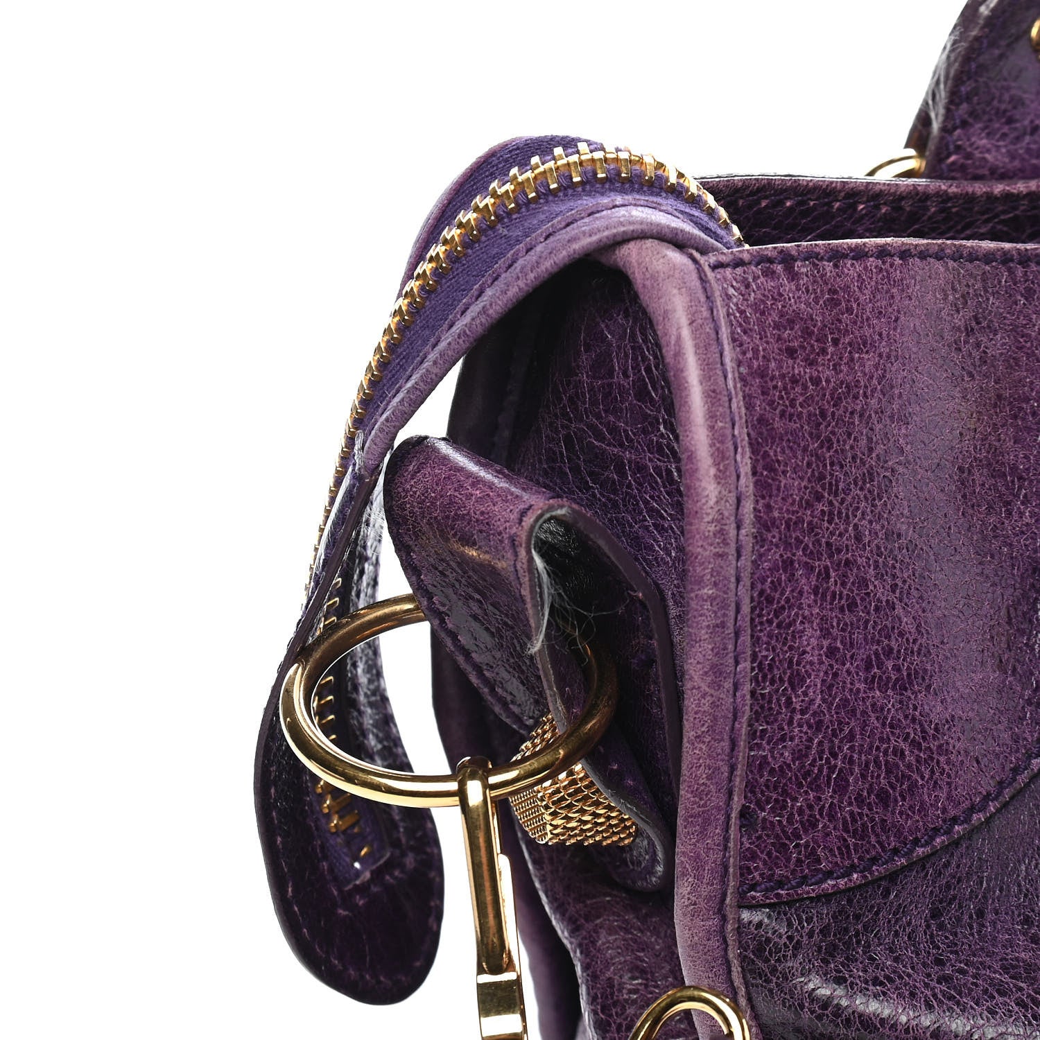Balenciaga Agneau Giant 21 Gold Hardware City Raisin 10 of 10