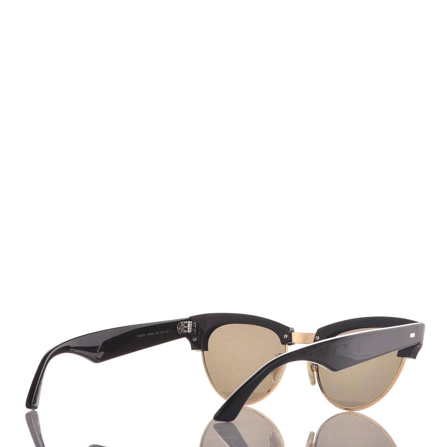Acetate Cat Eye Sunglasses CL40059U Black Gold