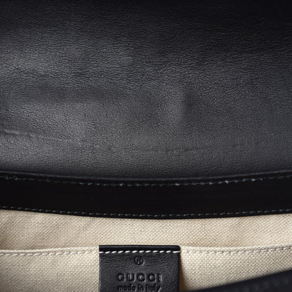 Gucci Guccissima Medium Emily Chain Shoulder Bag Black 12 of 12