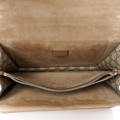Gucci GG Supreme Monogram Medium Dionysus Shoulder Bag Taupe 5 of 10