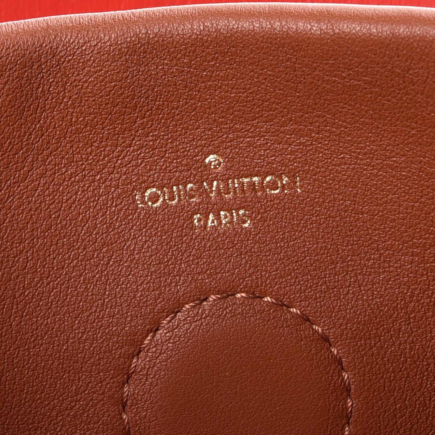 Monogram Tuileries Besace Caramel Rouge