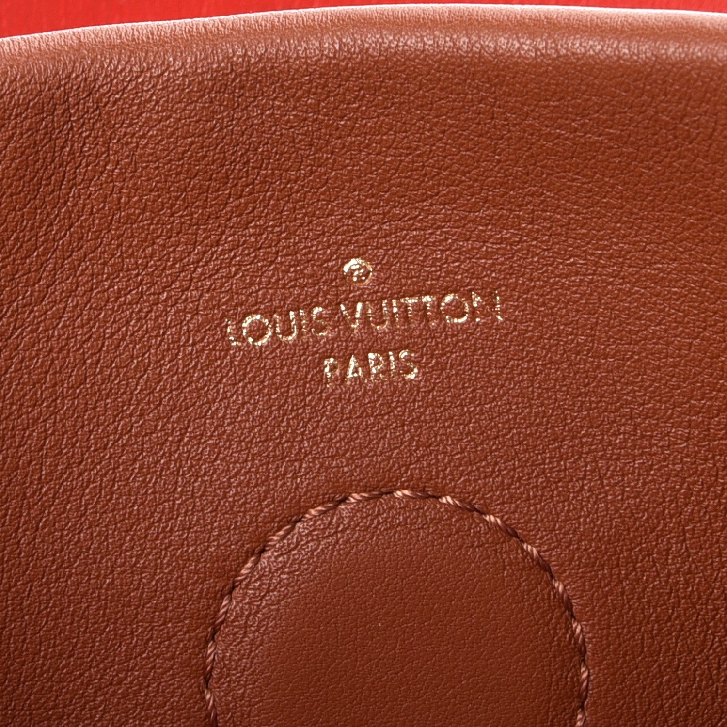 Louis Vuitton Monogram Tuileries Besace Caramel Rouge 10 of 10