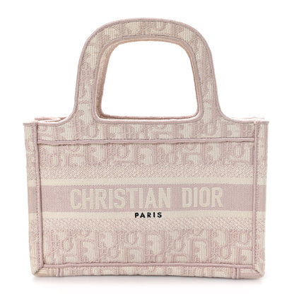 Christian Dior Oblique Mini Book Tote Rose Des Vents Multicolor 1 of 10